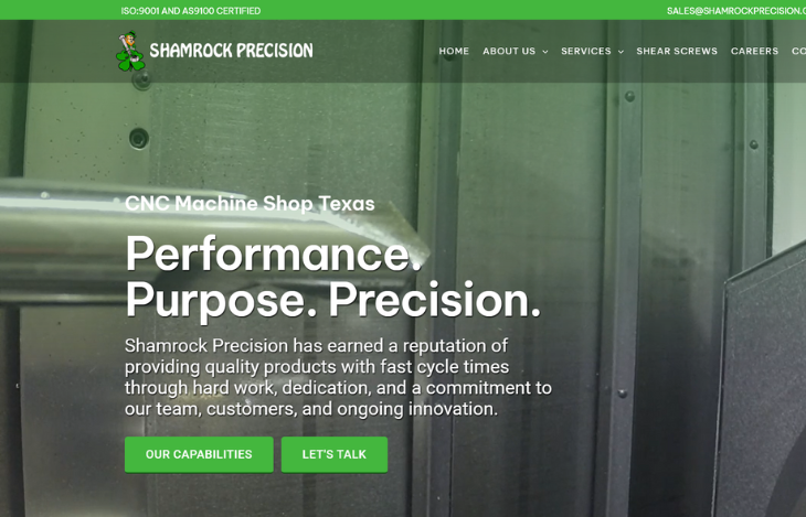 Local SEO Results Of CNC machine service Company in Dallas