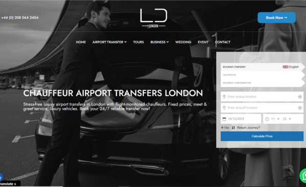 Lux Drive London Chauffeur Company RANK IN AI Results