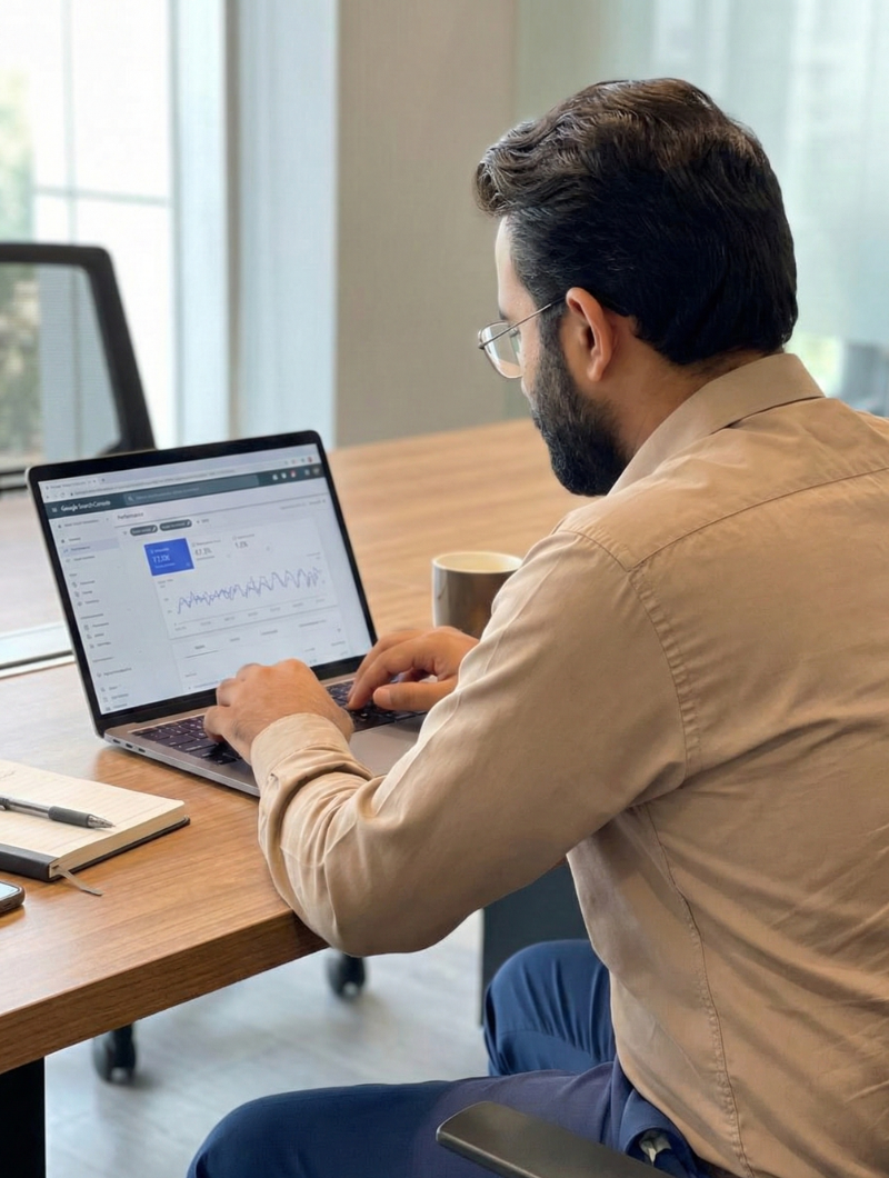 Rankvi Local SEO Specialist - Team Lead & founder Abdullah