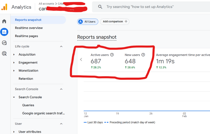 Traffic Growth dashboard For A manufacturing company