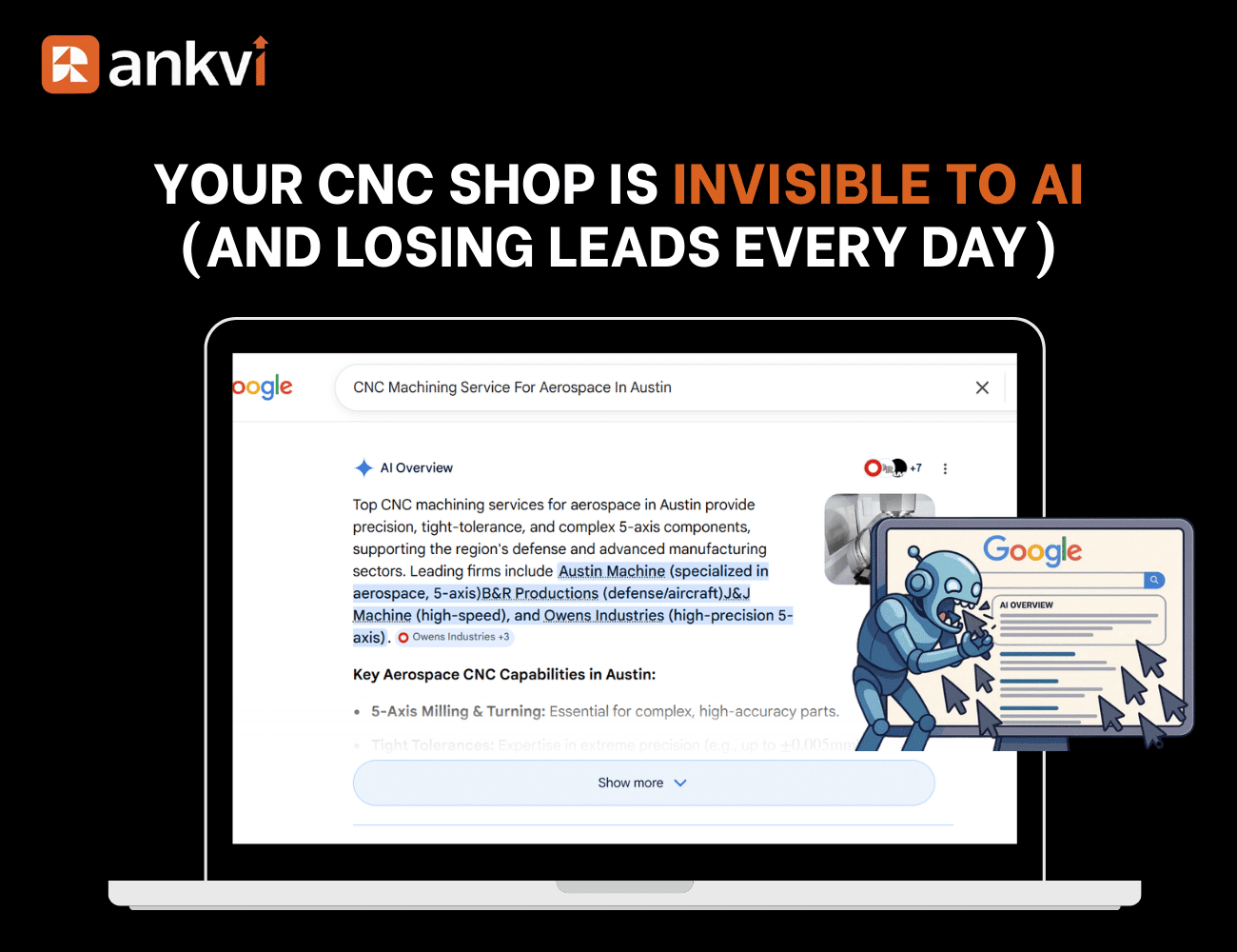 Your CNC Shop Is Invisible to AI (And Losing Leads Every Days)