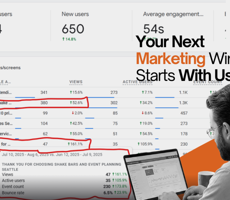 Your Next Marketing Win Starts With Us For Your Bartending Company.