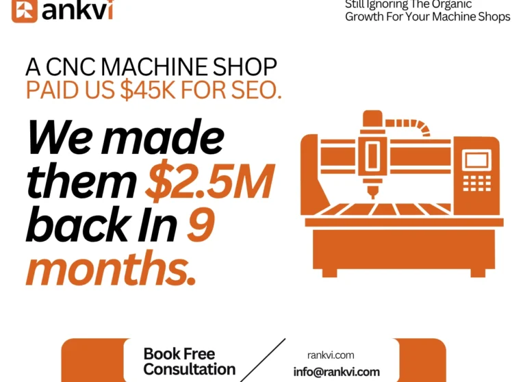 A case study of a cnc shop in which we generate them $2.5M revenue in 9 moonths