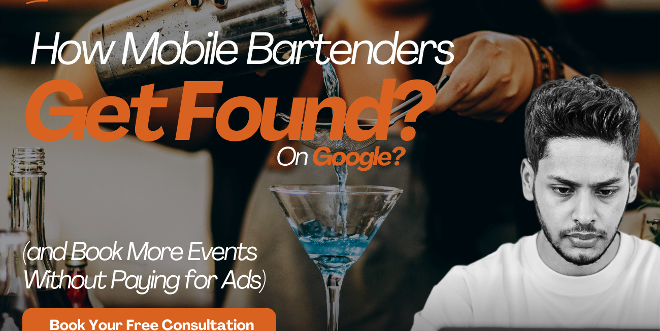 How Mobile Bartenders Website Get Found on Google: How to SEO for bartenders