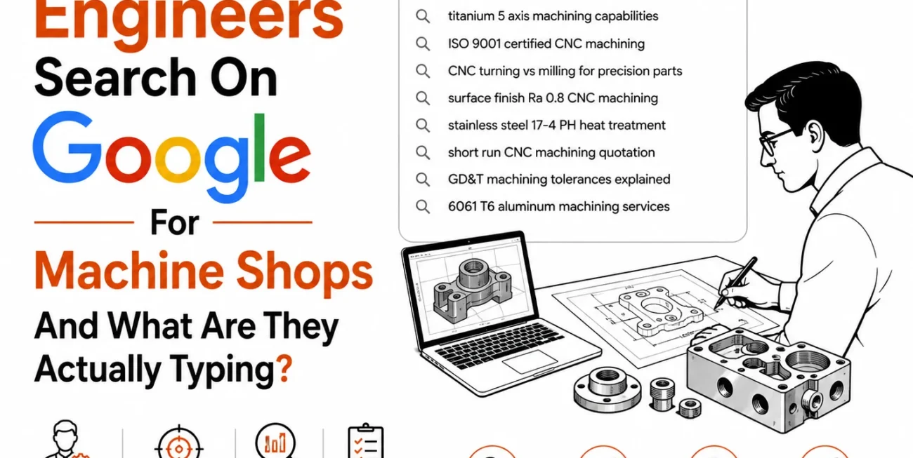 How procurement engineers search in Google for cnc machining companies