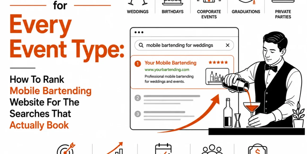 How to optimize mobile bar website for different event types