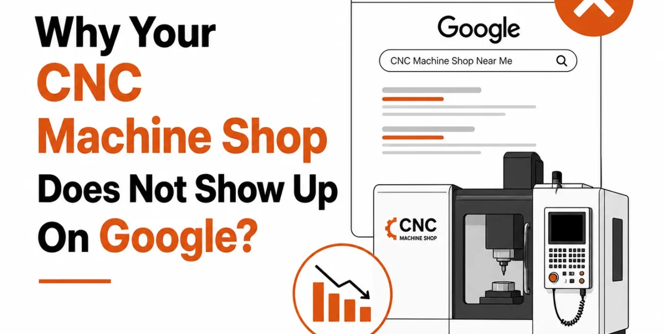 Why Your CNC Machine Shop Does Not Show Top On Google and how solve it