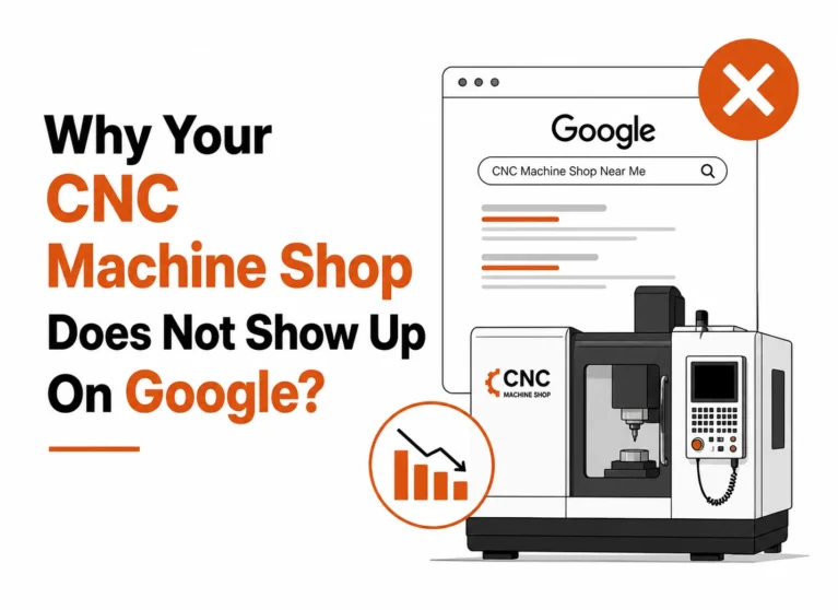 Why Your CNC Machine Shop Does Not Show Top On Google and how solve it